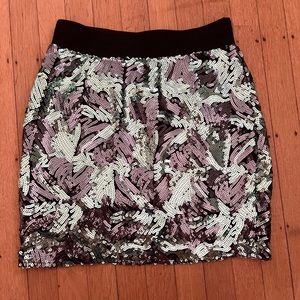 Jenny Han Sequin Mini Skirt
